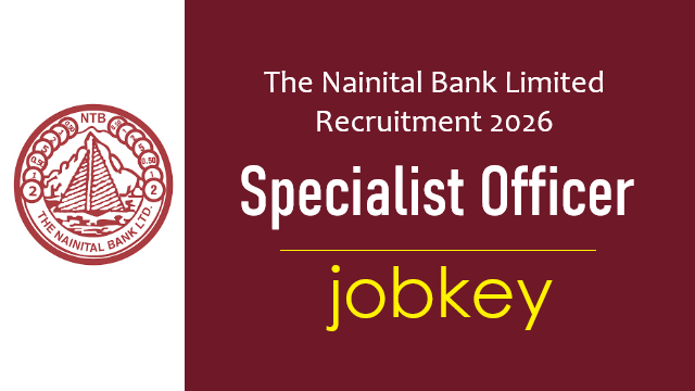 Nainital Bank Specialist Officer SO Online Form 2026-jobkey